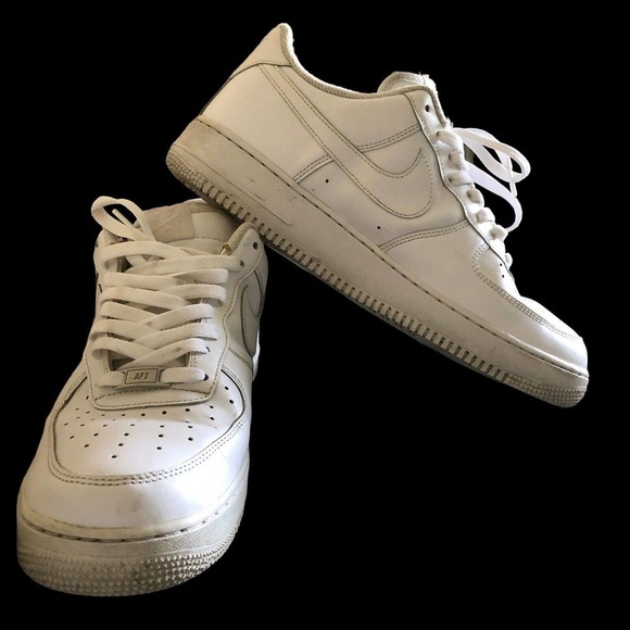 Nike White Air Force 1 ’07 315122-111 Mens Size 12 Sneakers Shoes Low - Picture 9 of 9